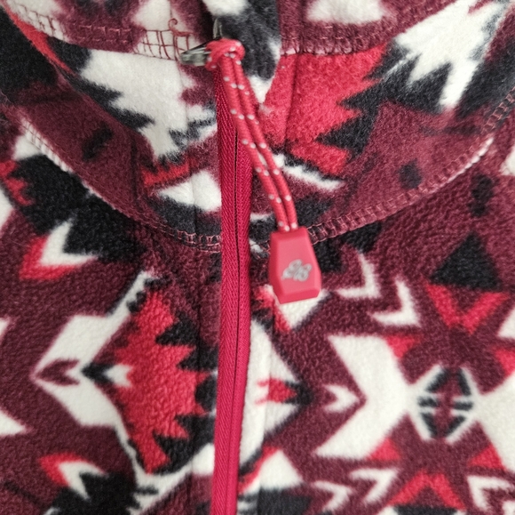 Eddie Bauer Aztec Fleece Quarter 1/4 Zip Fleece Pullover Small - Picture 4 of 6